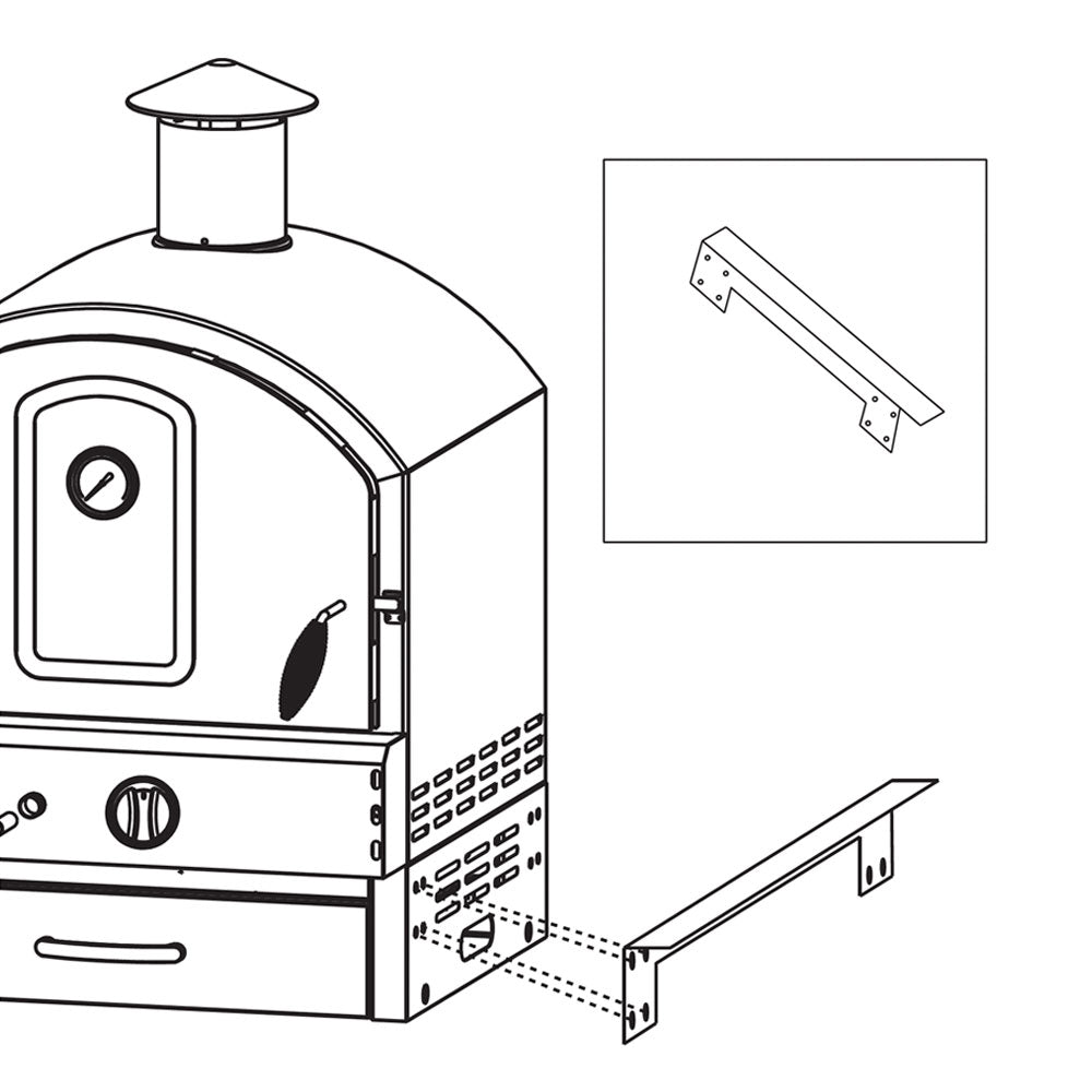 Summerset “The Oven” Built-in Pizza Oven Flange Kit – Bella Pizza Ovens