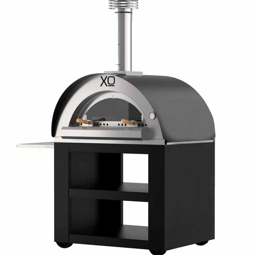 XO Appliance WoodFired Pizza Oven with Cart Bundle Bella Pizza Ovens