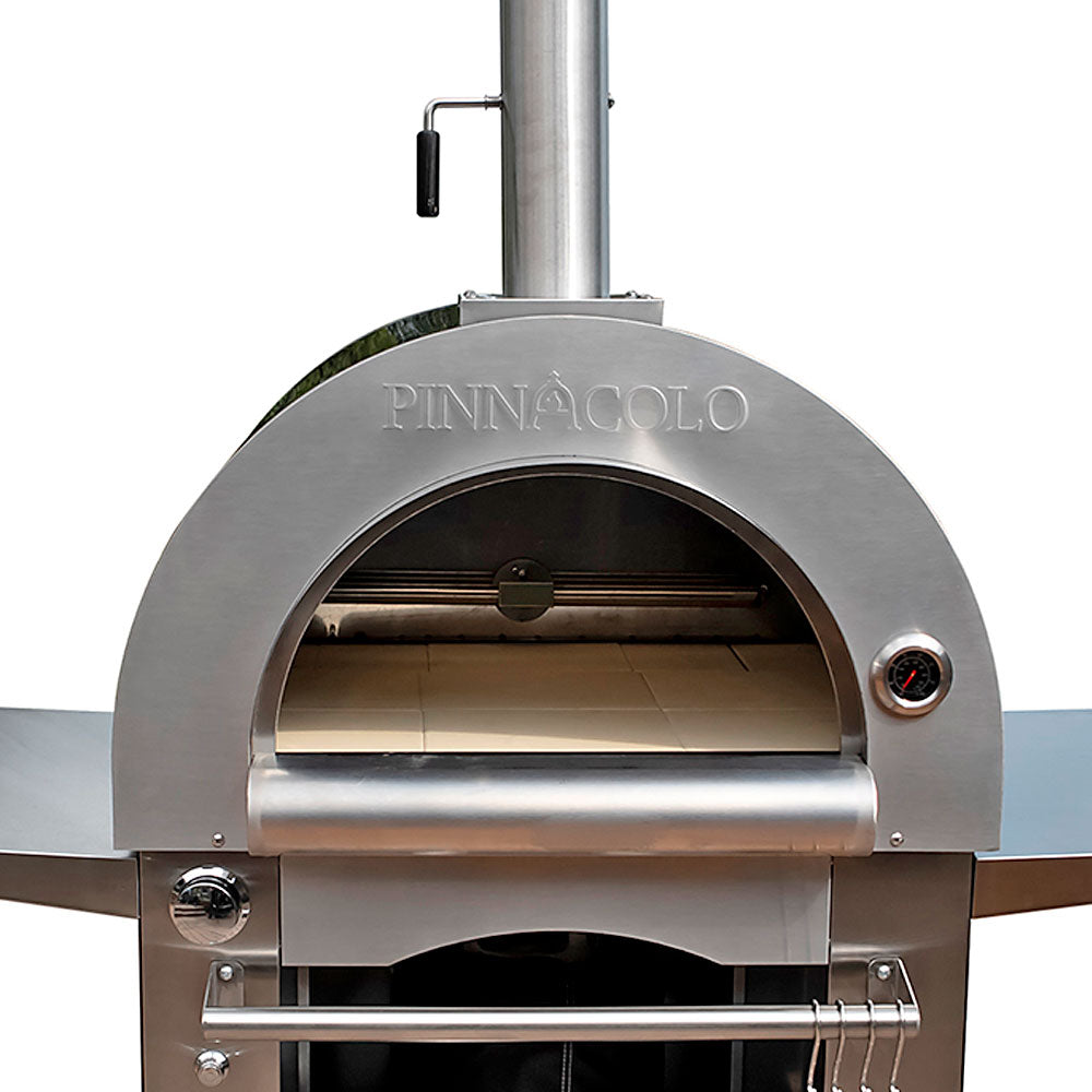 PINNACOLO Insulated Steel Hearth Wood-fired Outdoor Pizza Oven in the Outdoor  Pizza Ovens department at