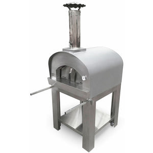 Solé Gourmet Italia Outdoor Wood-fired Pizza Oven with Cart