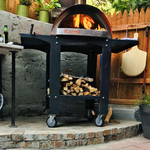 WPPO Karma 25" Wood-fired Pizza Oven with Cart